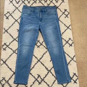 Light wash super stretch AE jagging